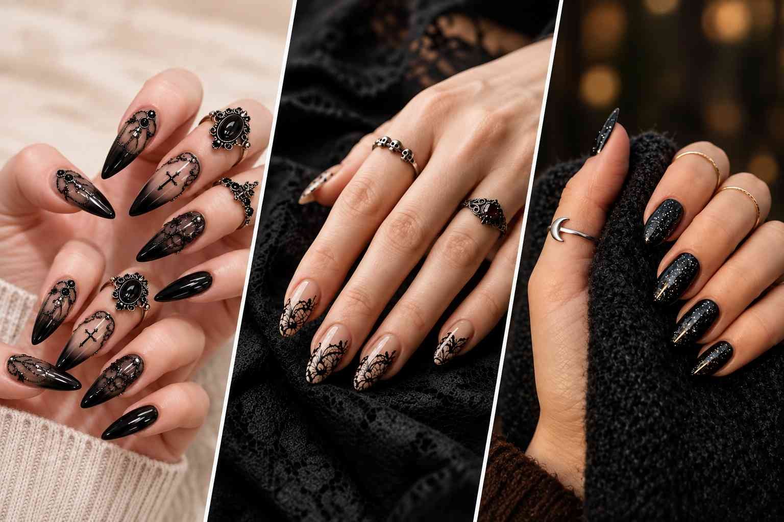 Halloween Nails Dark Gothic Designs You’ll Want to Copy