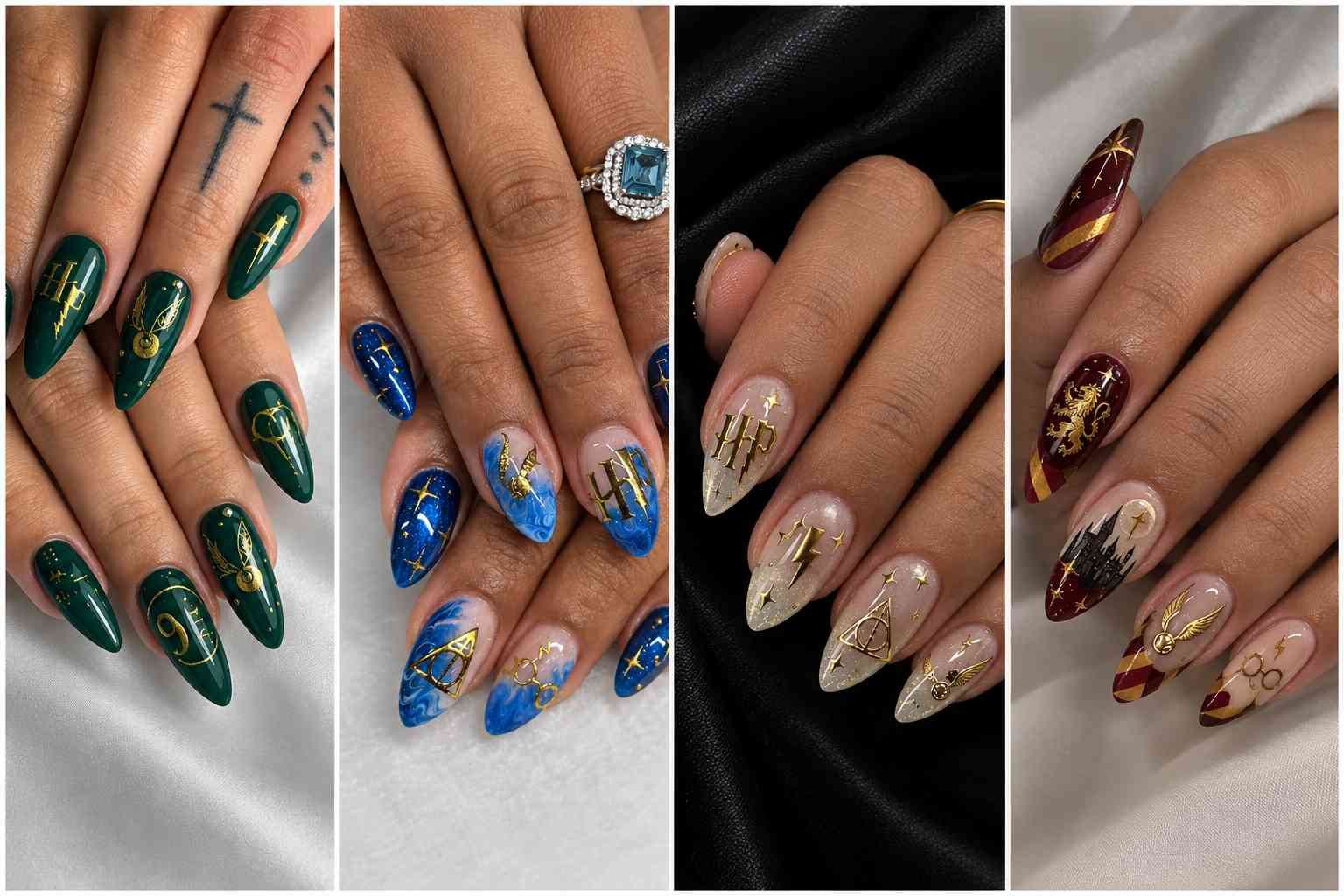 Simple Harry Potter Nail